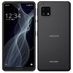 スマートフォン AQUOS Sense4 Lite (楽天/ブラック) [SH-RM15(B)] 携帯電話