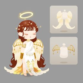 煌びやかな翼&金の翼装飾 | リヴリーアイランドのアイテム、RMTの販売・買取一覧