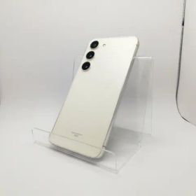 【中古】SAMSUNG au 【SIMフリー】 Galaxy S23 クリーム 8GB 256GB SCG19【川崎駅前】保証期間１ヶ月【ランクB】