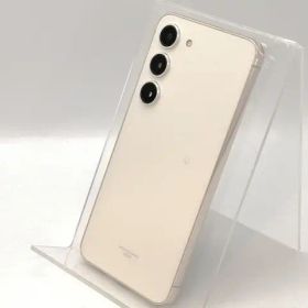 【中古】SAMSUNG au 【SIMフリー】 Galaxy S23 クリーム 8GB 256GB SCG19【高崎モントレー】保証期間１ヶ月【ランクA】