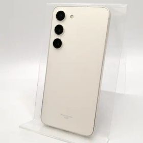 【中古】SAMSUNG au 【SIMフリー】 Galaxy S23 クリーム 8GB 256GB SCG19【大須2】保証期間１ヶ月【ランクA】