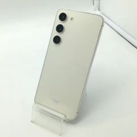 【中古】SAMSUNG au 【SIMフリー】 Galaxy S23 クリーム 8GB 256GB SCG19【OSU301】保証期間１ヶ月【ランクA】