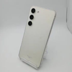 【中古】SAMSUNG au 【SIMフリー】 Galaxy S23 クリーム 8GB 256GB SCG19【新橋烏森通り】保証期間１ヶ月【ランクB】