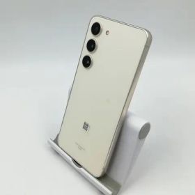 【中古】SAMSUNG au 【SIMフリー】 Galaxy S23 クリーム 8GB 256GB SCG19【千葉】保証期間１ヶ月【ランクA】