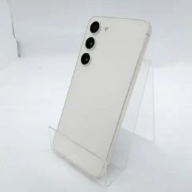 【中古】SAMSUNG au 【SIMフリー】 Galaxy S23 クリーム 8GB 256GB SCG19【アリオ倉敷】保証期間１ヶ月【ランクA】