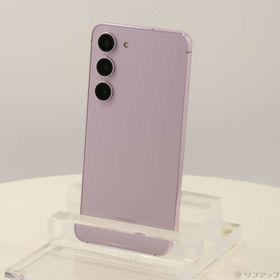 (中古)SAMSUNG Galaxy S23 256GB ラベンダー SCG19 au SIMフリー(348-ud)