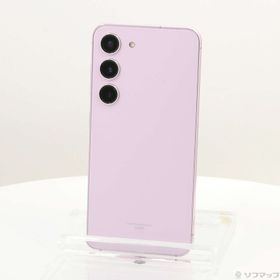 (中古)SAMSUNG Galaxy S23 256GB ラベンダー SCG19 au SIMフリー(295-ud)