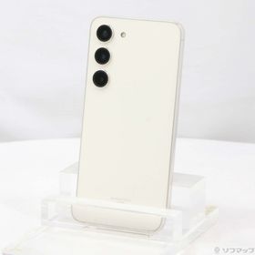 (中古)SAMSUNG Galaxy S23 256GB クリーム SCG19 au SIMフリー(377-ud)