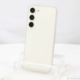 (中古)SAMSUNG Galaxy S23 256GB クリーム SCG19 au SIMフリー(305-ud)