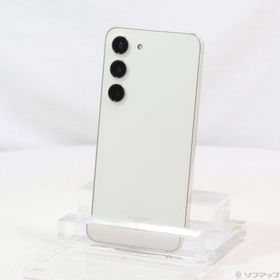 (中古)SAMSUNG Galaxy S23 256GB クリーム SCG19 au SIMフリー(305-ud)