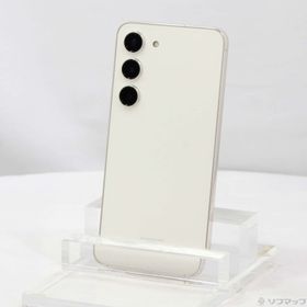 (中古)SAMSUNG Galaxy S23 256GB クリーム SCG19 au SIMフリー(269-ud)
