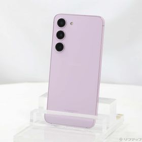 (中古)SAMSUNG Galaxy S23 256GB ラベンダー SC-51D docomo SIMフリー(344-ud)