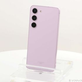 (中古)SAMSUNG Galaxy S23 256GB ラベンダー SCG19 au SIMフリー(349-ud)