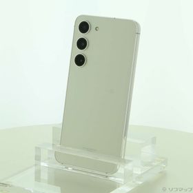 (中古)SAMSUNG Galaxy S23 256GB クリーム SCG19 au SIMフリー(377-ud)