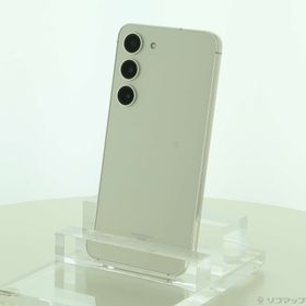 (中古)SAMSUNG Galaxy S23 256GB クリーム SCG19 au SIMフリー(262-ud)
