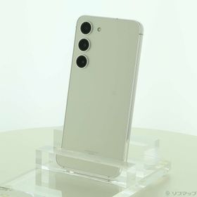 (中古)SAMSUNG Galaxy S23 256GB クリーム SCG19 au SIMフリー(377-ud)