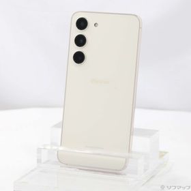 (中古)SAMSUNG Galaxy S23 256GB クリーム SC-51D docomo SIMフリー(344-ud)