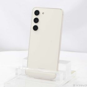 (中古)SAMSUNG Galaxy S23 256GB クリーム SCG19 au SIMフリー(269-ud)