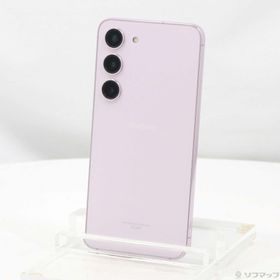 (中古)SAMSUNG Galaxy S23 256GB ラベンダー SC-51D docomo SIMフリー (ネットワーク利用制限▲)(258-ud)