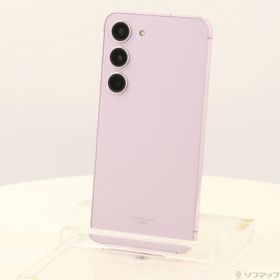 (中古)SAMSUNG Galaxy S23 256GB ラベンダー SCG19 au SIMフリー(344-ud)
