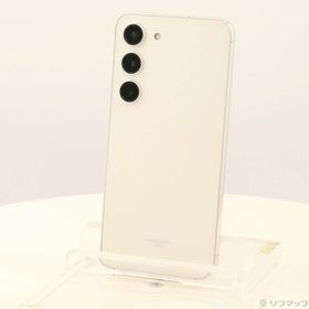 (中古)SAMSUNG Galaxy S23 256GB クリーム SCG19 au SIMフリー(198-ud)