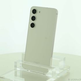 (中古)SAMSUNG Galaxy S23 256GB クリーム SCG19 au SIMフリー(198-ud)