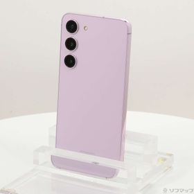 (中古)SAMSUNG Galaxy S23 256GB ラベンダー SCG19 au SIMフリー(295-ud)