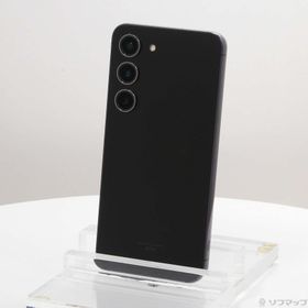 (中古)SAMSUNG Galaxy S23 256GB ファントムブラック SCG19 au SIMフリー(349-ud)