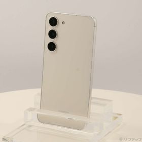 (中古)SAMSUNG Galaxy S23 256GB クリーム SCG19 au SIMフリー(251-ud)