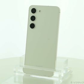 (中古)SAMSUNG Galaxy S23 256GB クリーム SCG19 au SIMフリー(297-ud)