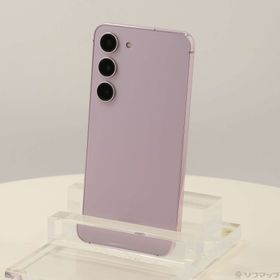 (中古)SAMSUNG Galaxy S23 256GB ラベンダー SCG19 au SIMフリー(349-ud)