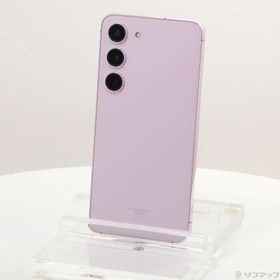 (中古)SAMSUNG Galaxy S23 256GB ラベンダー SCG19 au SIMフリー(344-ud)
