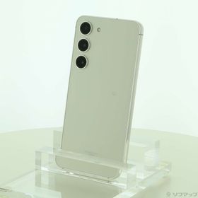 (中古)SAMSUNG Galaxy S23 256GB クリーム SCG19 au SIMフリー(198-ud)