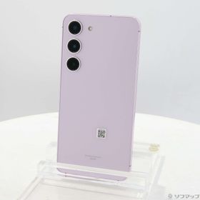 (中古)SAMSUNG Galaxy S23 256GB ラベンダー SCG19 au SIMフリー (ネットワーク利用制限▲)(262-ud)