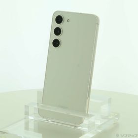 (中古)SAMSUNG Galaxy S23 256GB クリーム SCG19 au SIMフリー(262-ud)