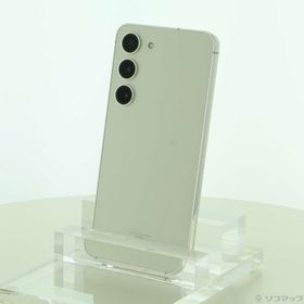 (中古)SAMSUNG Galaxy S23 256GB クリーム SCG19 au SIMフリー(344-ud)