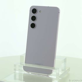 (中古)SAMSUNG Galaxy S23 256GB ラベンダー SC-51D docomo SIMフリー (ネットワーク利用制限▲)(344-ud)