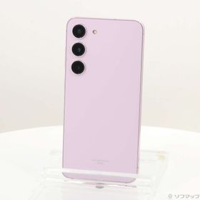 (中古)SAMSUNG Galaxy S23 256GB ラベンダー SCG19 au SIMフリー(344-ud)