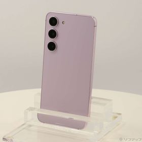 (中古)SAMSUNG Galaxy S23 256GB ラベンダー SCG19 au SIMフリー(344-ud)