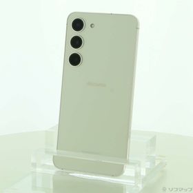 (中古)SAMSUNG Galaxy S23 256GB クリーム SC-51D docomo SIMフリー(258-ud)