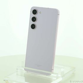 (中古)SAMSUNG Galaxy S23 256GB ラベンダー SCG19 au SIMフリー(196-ud)