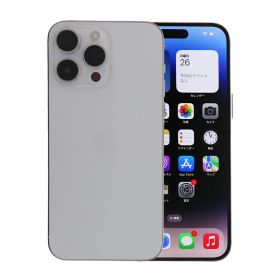 iPhone14ProMax 128GB シルバー Apple A2893 SIMフリー Cランク スマホ 本体 送料無料