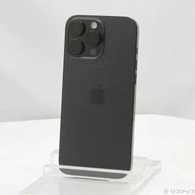 〔中古品〕 iPhone16 Pro Max 256GB ブラックチタニウム 3N528J／A SIMフリー【344】