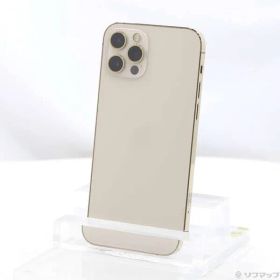 〔中古品〕 iPhone12 Pro 128GB ゴールド MGM73J／A SIMフリー【297】