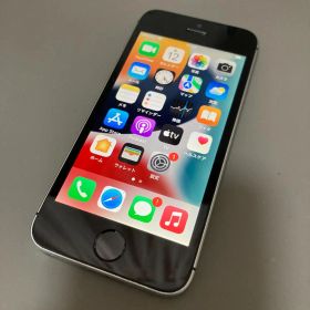 動作品 iphone SE1 16GB S.グレー SIMフリー 充電72％