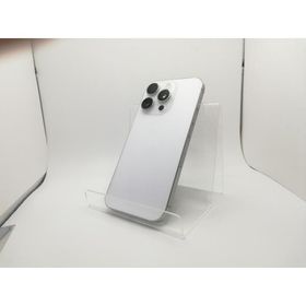 【中古】Apple au 【SIMフリー】 iPhone 16 Pro 128GB ホワイトチタニウム MYMW3J/A【川崎駅前】保証期間１ヶ月【ランクA】