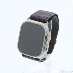 【中古】Apple(アップル) Apple Watch Ultra 2 GPS + Cellular 49mm チタニウムケース インディゴアルパインループ 【348-ud】