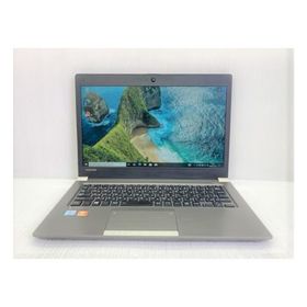 中古 ノートパソコン 東芝 dynabook R63/B PR63BBCA547AD11 Corei5-6300U/8GB-MEM/128GB-SSD/13.3インチ/AC欠品/Windows10Pro/WPS-Office