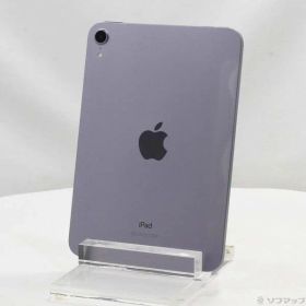 【中古】Apple(アップル) iPad mini 第6世代 256GB パープル MK7X3J／A Wi-Fi 【198-ud】