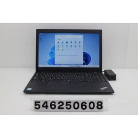 ノートパソコン Lenovo ThinkPad L580 Core i5 8250U 1.6GHz/8GB/256GB(SSD)/15.6W/FWXGA(1366x768)/Win11 外装割れあり